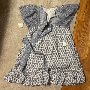 Navy-white Cleobella dress